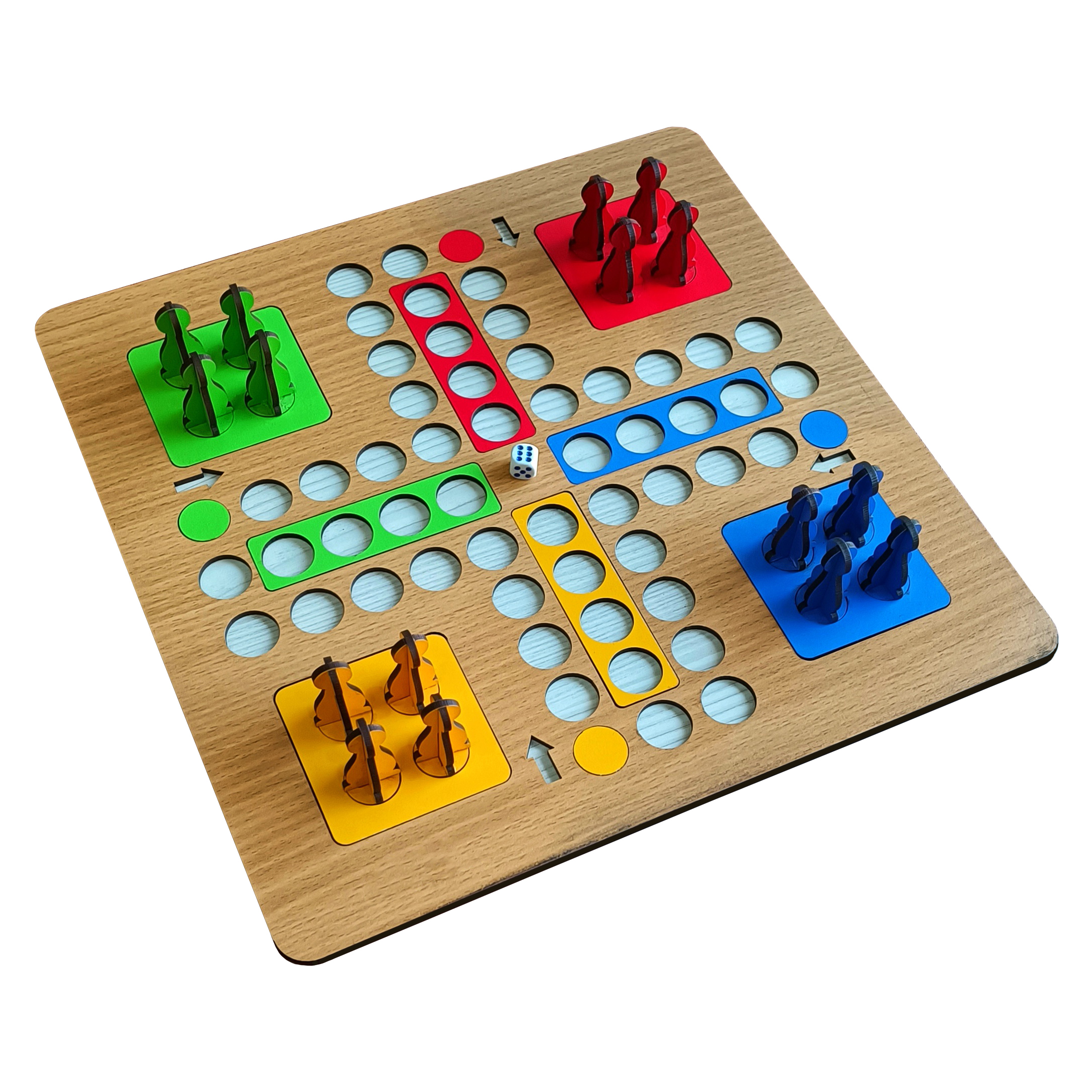 picture بازی فکری منچ و شطرنج مدل چهار نفره کد 3