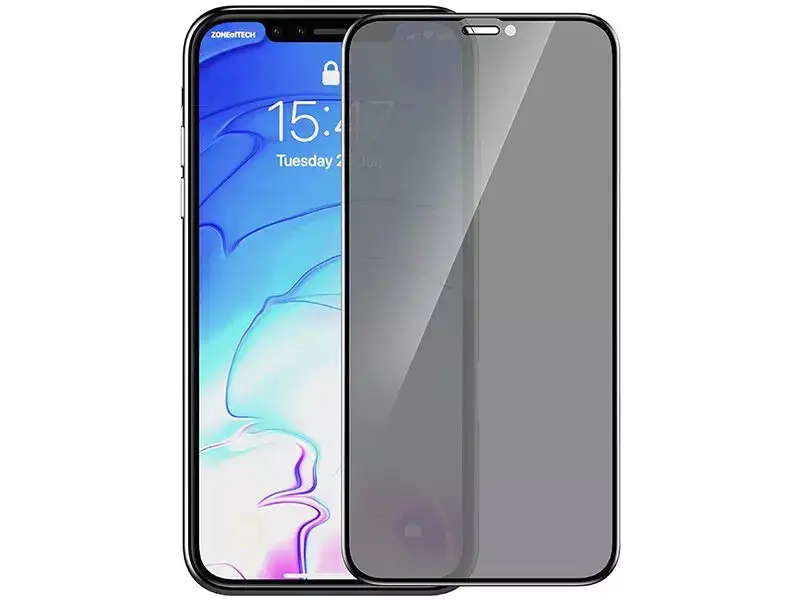 picture گلس حریم شخصی آیفون 11 و آیفون ایکس آر دویا Devia privacy screen protector iPhone 11/XR