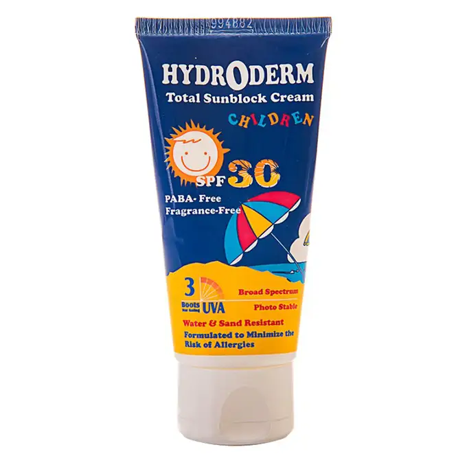 picture کرم ضد آفتاب هیدرودرم با کد 1308020001 ( Hydroderm Total Sunblock Cream For Children Spf 30 )