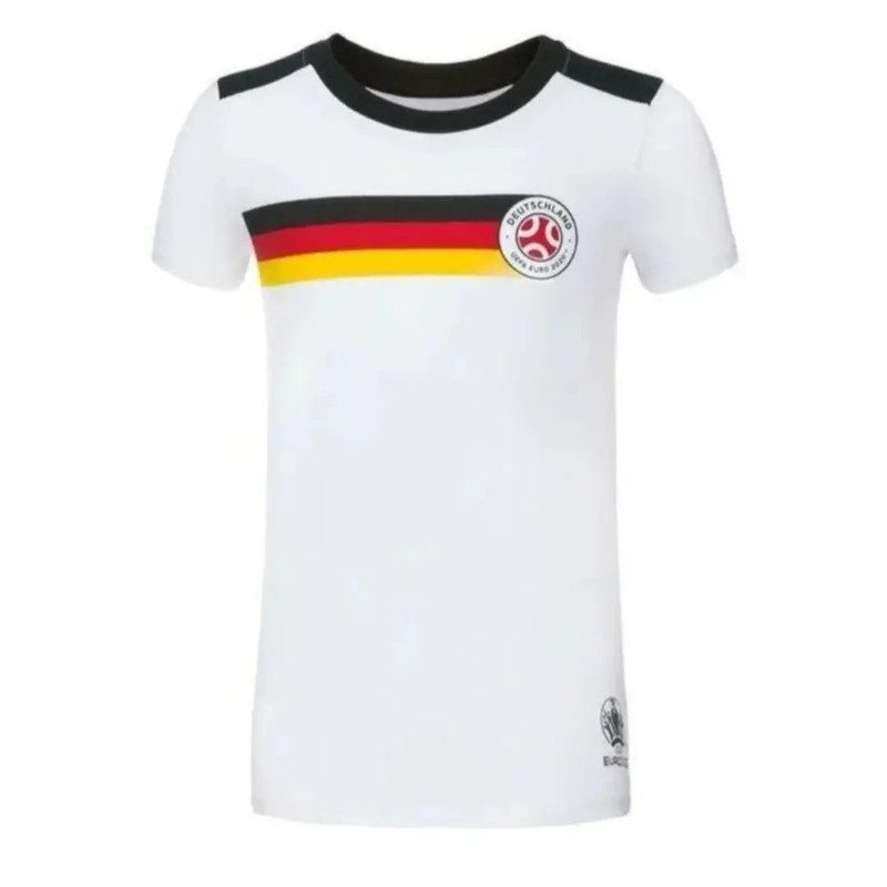 picture تی شرت آستین کوتاه ورزشی بچگانه مدل تیم ملی آلمان یورو 2020