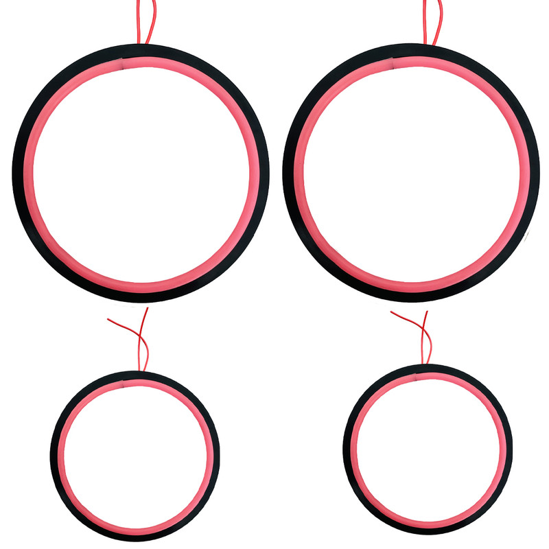 picture حلقه نئون مدل قرمز مناسب برای تیبا مجموعه چهار عددی