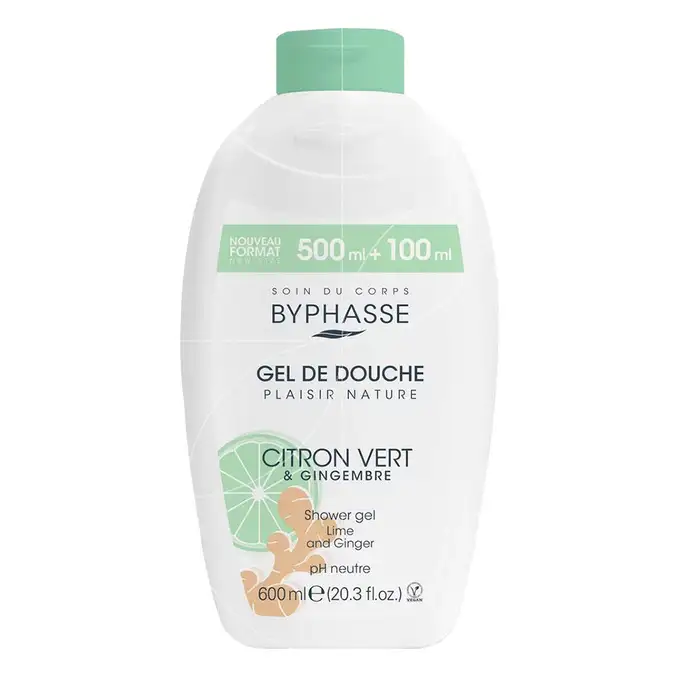 picture شامپو بدن بایفاس با کد 1302110030 ( Byphasse Citron Vert And Gingembre Shower Gel )