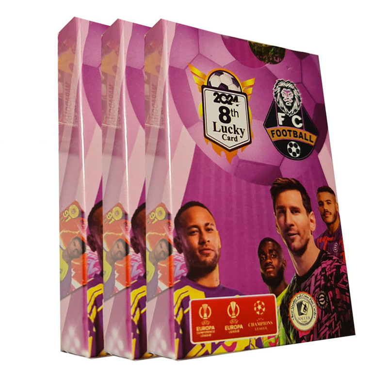 picture بازی فکری مدل کارت فوتبال FC-2024-8 سه بسته 8 عددی
