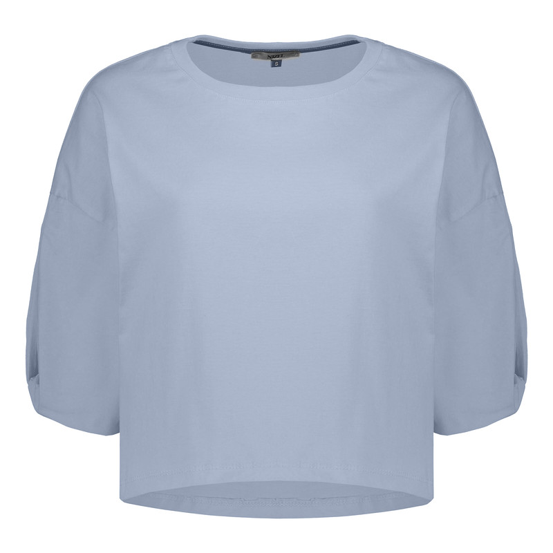 picture تی شرت آستین کوتاه زنانه نیزل مدل 0690-077 رنگ آبی