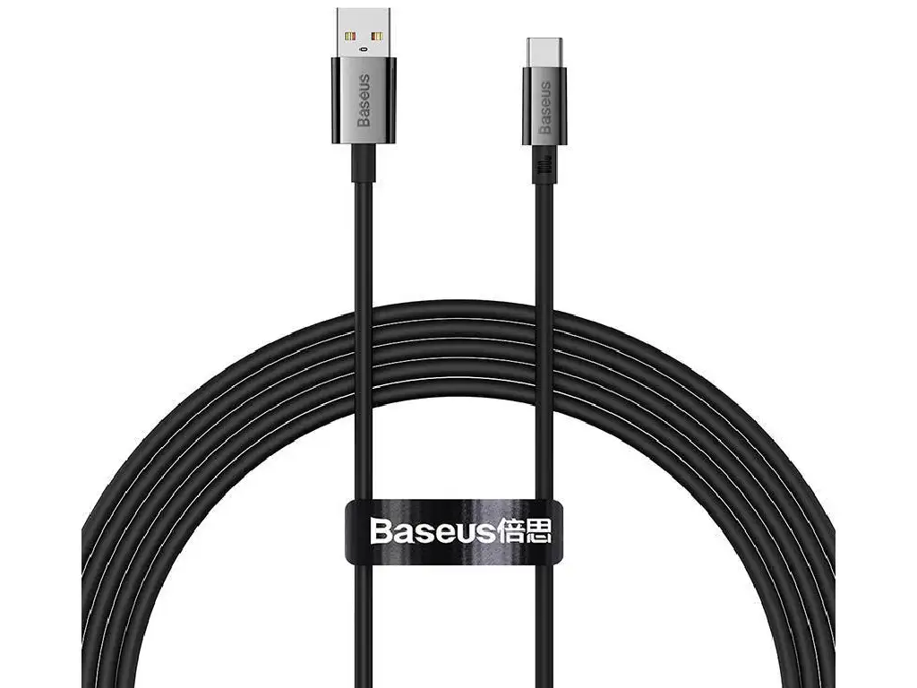 picture کابل سوپر فست شارژ یو اس بی به تایپ سی 100 وات 2 متر بیسوس Baseus Superior Series Fast Charging Data Cable USB to Type-C 100W P10320102114-02