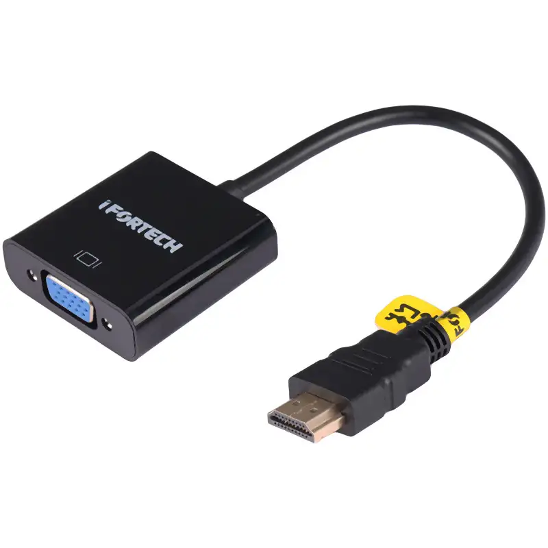 picture تبدیل Ifortech HDMI To VGA + کابل صدا و کابل Micro USB