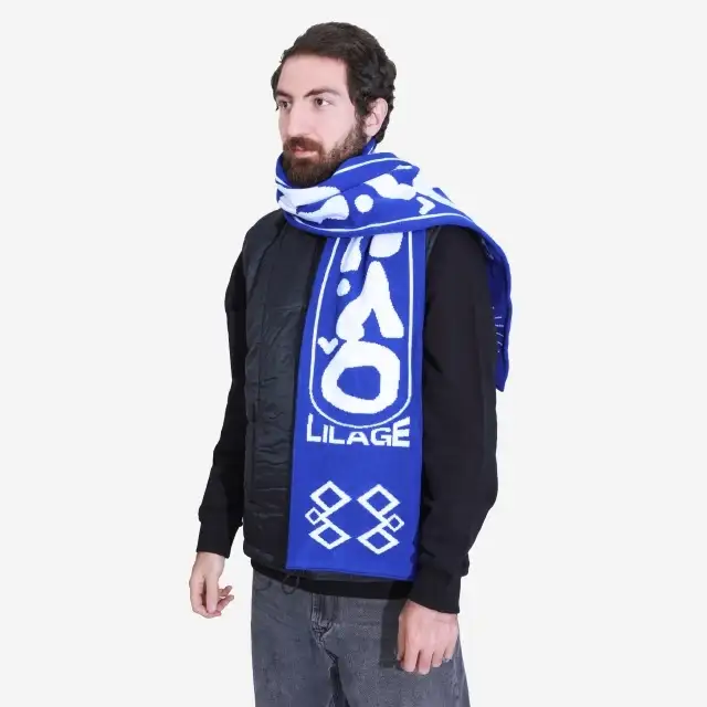 picture شال گردن لیلاژ با کد SCRFBLU ( ovs knit scarf blu )