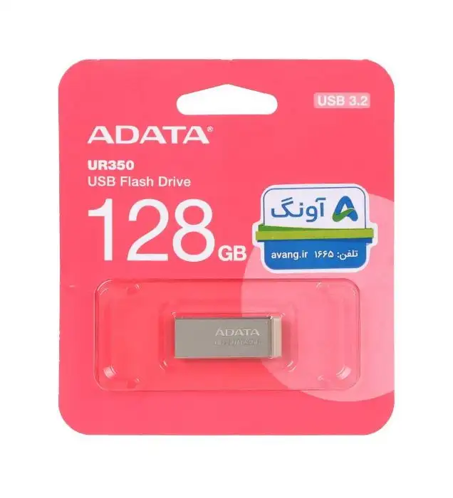 picture فلش مموری ای دیتا 128 گیگابایت مدل UR350 USB 3.2