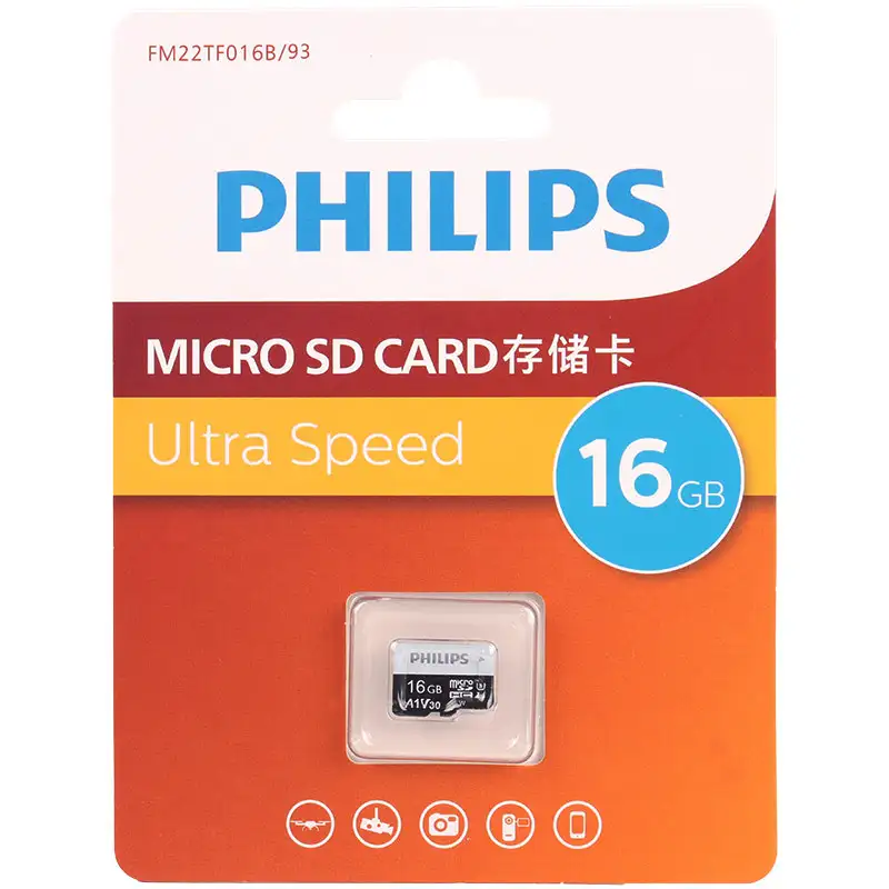 picture رم میکرو 16 گیگ فیلیپس Philips Ultra Speed U3 A1 V30