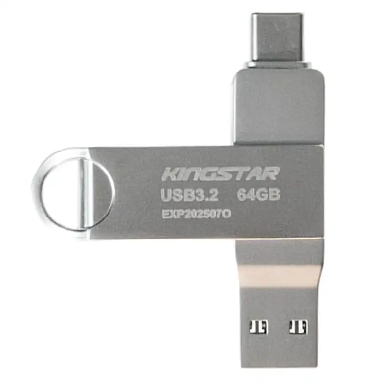 picture فلش 32 گیگ کینگ استار KingStar Dual-C C60 OTG Type-C USB3.2