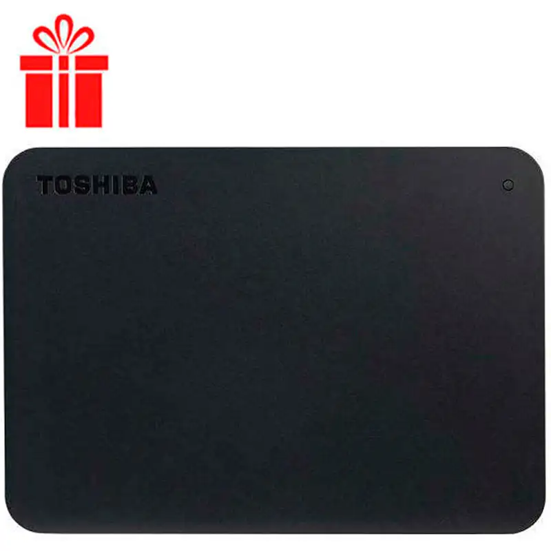 picture هارد اکسترنال توشیبا Toshiba Canvio Basics 1TB + هدیه کیف هارد