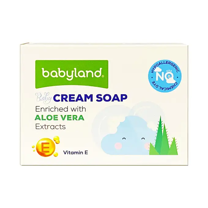 picture پاک کننده بیبی لند با کد 1302060006 ( Baby Land Aloe Vera Extract Glycerin Baby Soap )