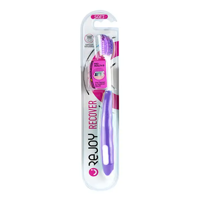 picture مسواک ریجوی با کد 31318050035 ( Rejoy Recover Purple Soft Toothbrush )