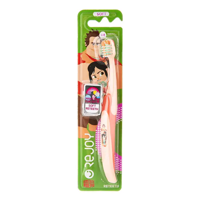 picture مسواک ریجوی با کد 21318050042 ( Rejoy Orange Soft Tooth Brush For Kids )