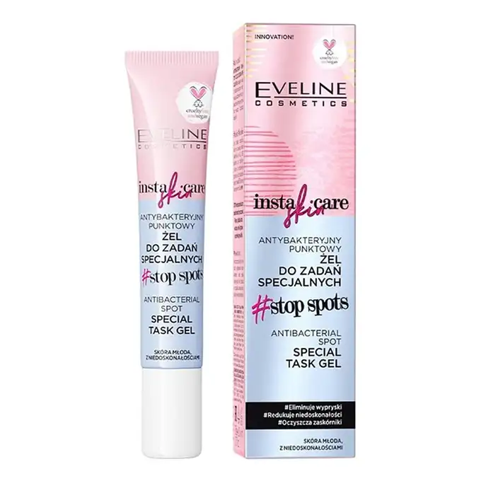 picture ترمیم کننده اولاین با کد 1305030017 ( Eveline Insta Skin Care Antibacterial Point Gel against imperfections )