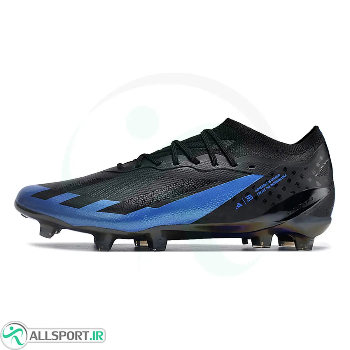 picture کفش فوتبال آدیداس ایکس طرح اصلی Adidas X Messi Crazyfast.1 FG  Black Blue