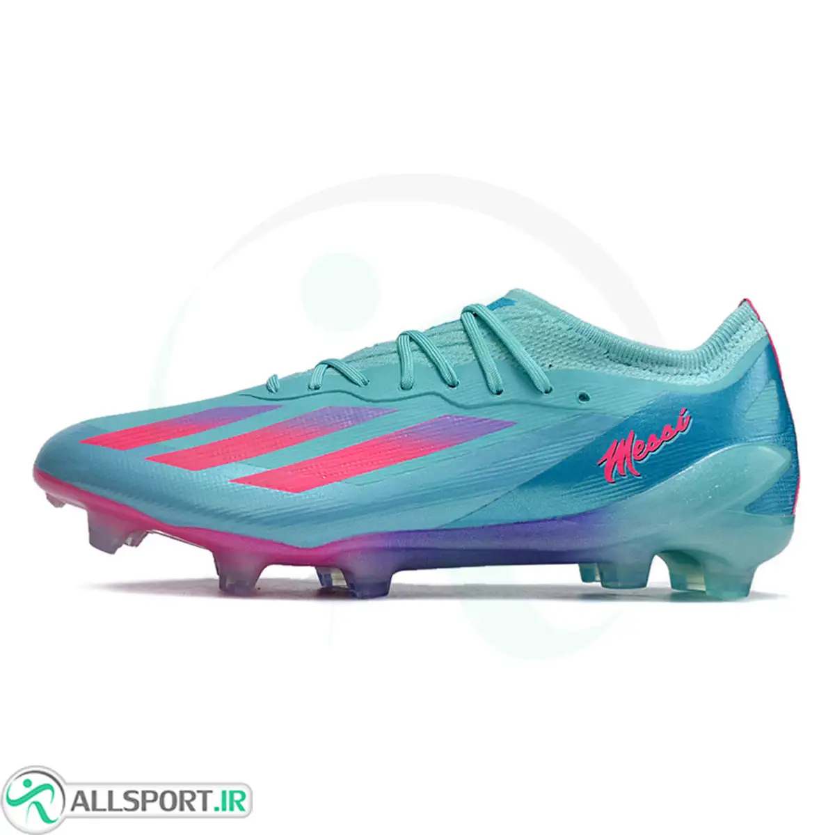 picture کفش فوتبال آدیداس ایکس طرح اصلی Adidas X Crazy Fast Messi.1 FG  Pink Blue