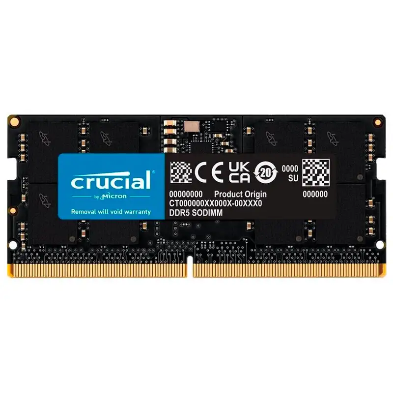 picture رم لپ تاپ Crucial CT16G48C40S5 DDR5 16GB 4800MHz CL40