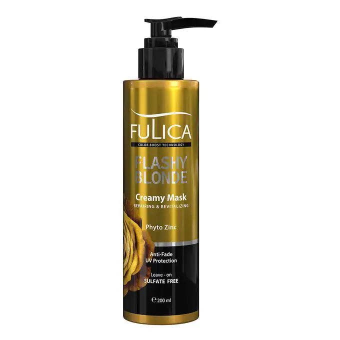 picture تقویت کننده مو فولیکا با کد 1306010041 ( Fulica Repairing And Revitalizing Flashy Blonde Creamy Mask 200Ml )