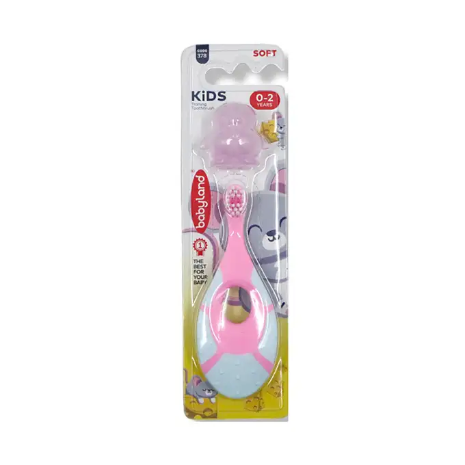 picture مسواک بیبی لند با کد 31302060004 ( Baby Land Pink Soft Tooth Brush For Kids )