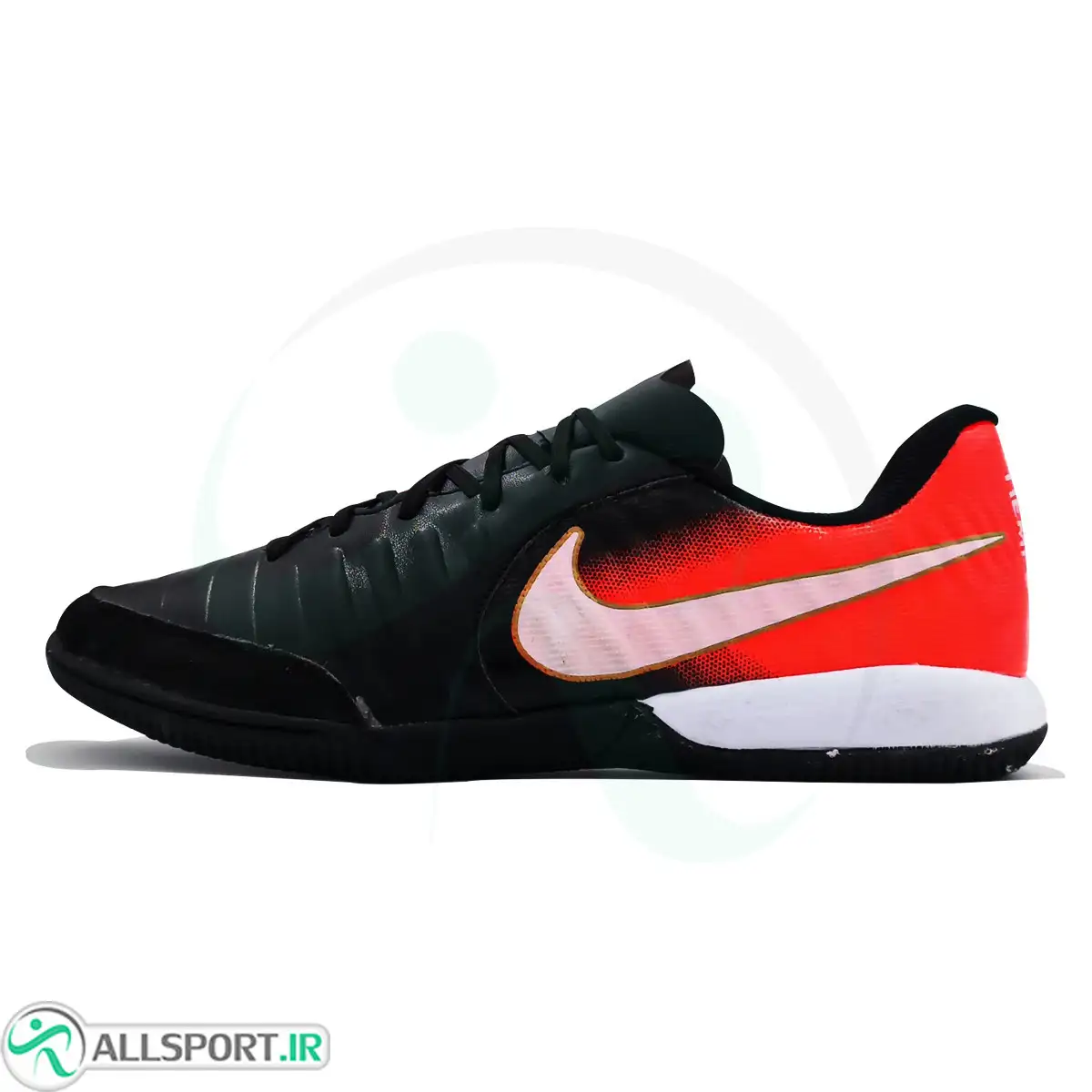 picture کفش فوتسال نایک تمپو ایکس Nike Tiempo X Black Orange