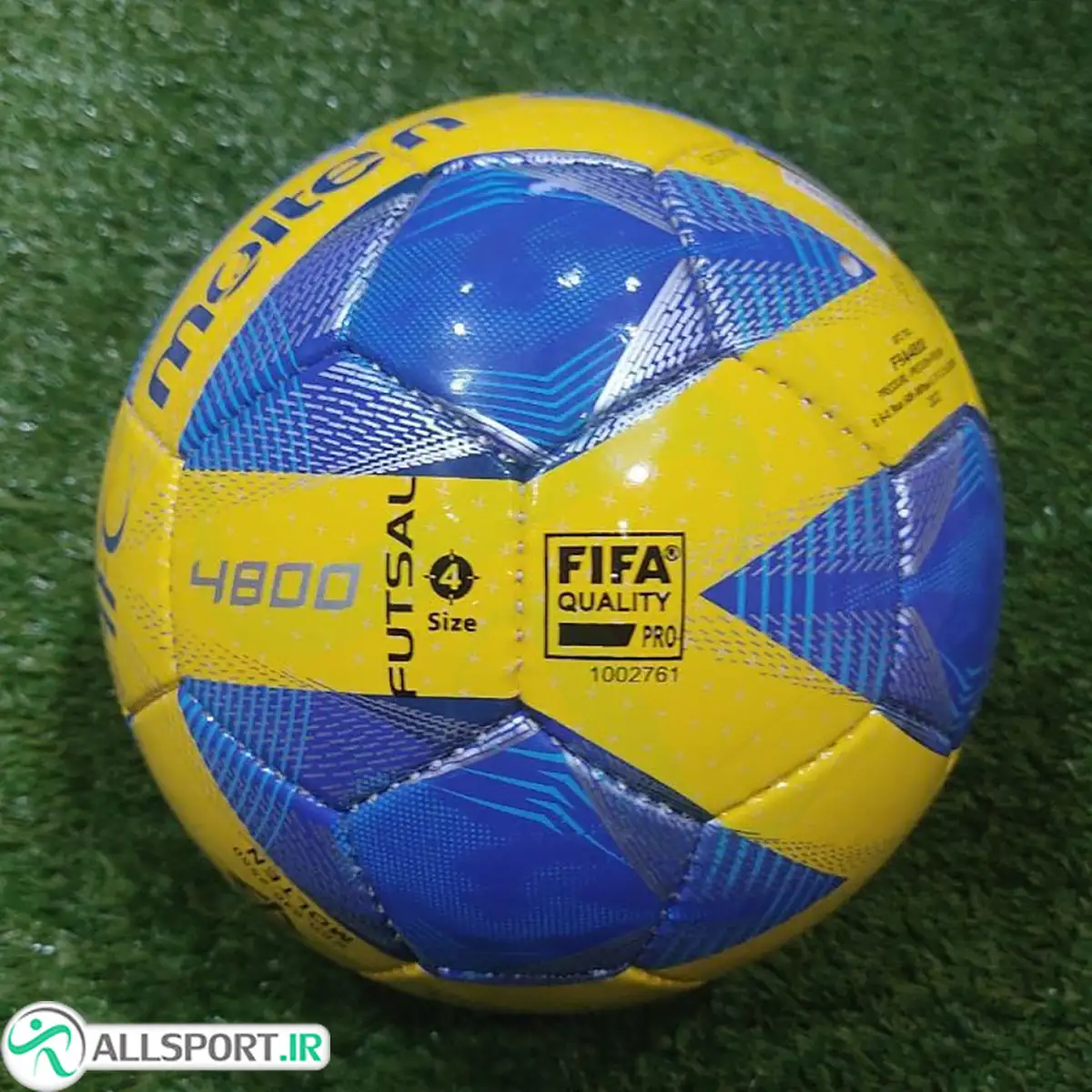 picture توپ فوتسال مولتن  Molten 4800 Soccer Ball Blue Yellow