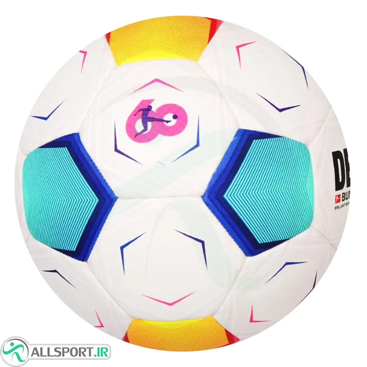picture توپ فوتبال دربی استار پرس Derbystar Bundesliga Ball 5 White Pink