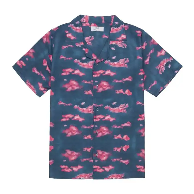 picture پیراهن آستین کوتاه لیلاژ با کد PNKSKY01SS20BLUE ( pink sky hawaiian shirt )