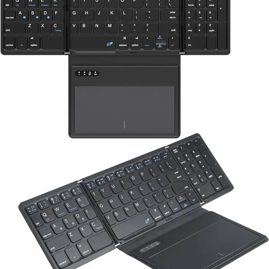 picture کیبورد بلوتوثی تاشو مدل Bluetooth keyboard new mini 2024 B055