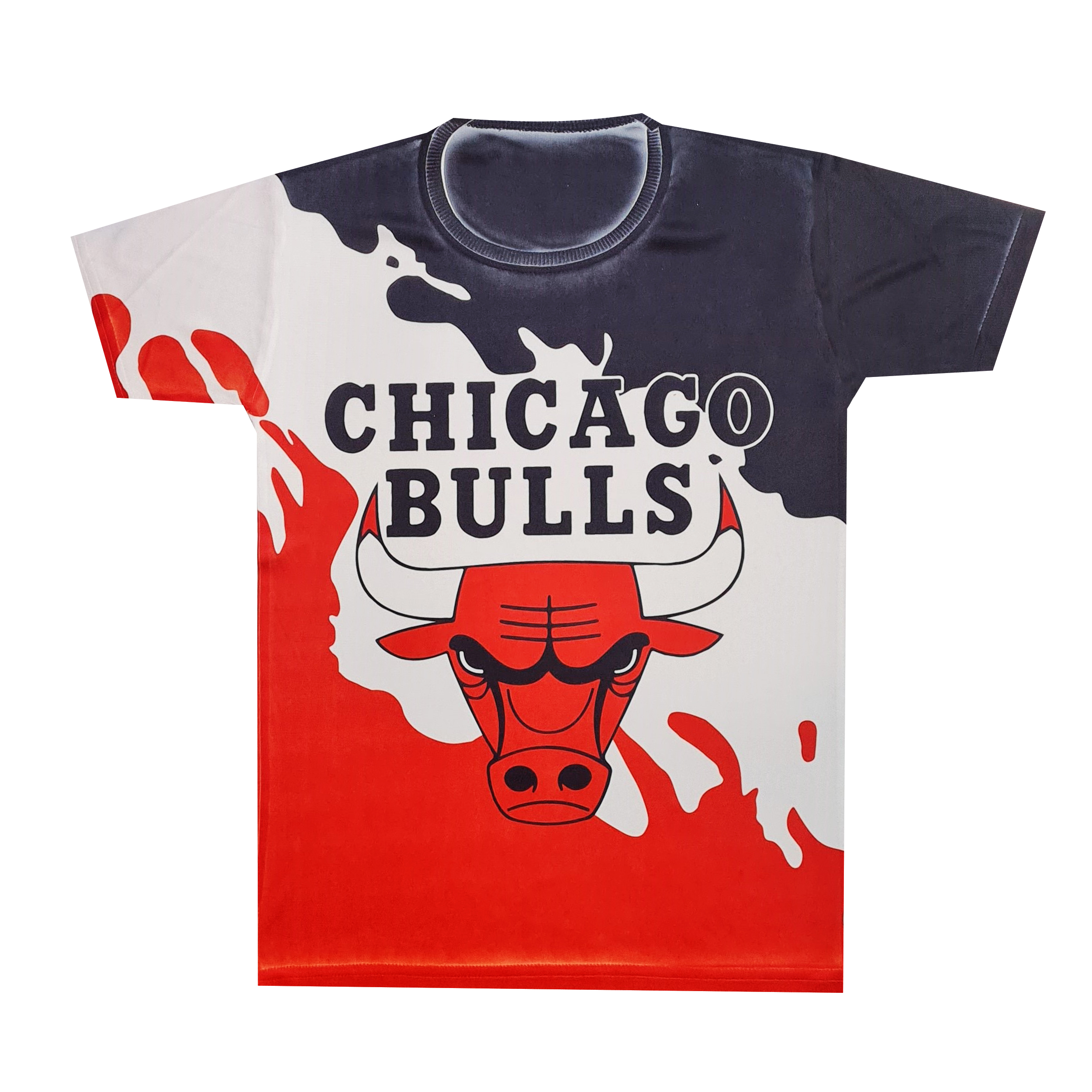 picture تی شرت ورزشی پسرانه مدل CHICAGO BULLS  کد CH01