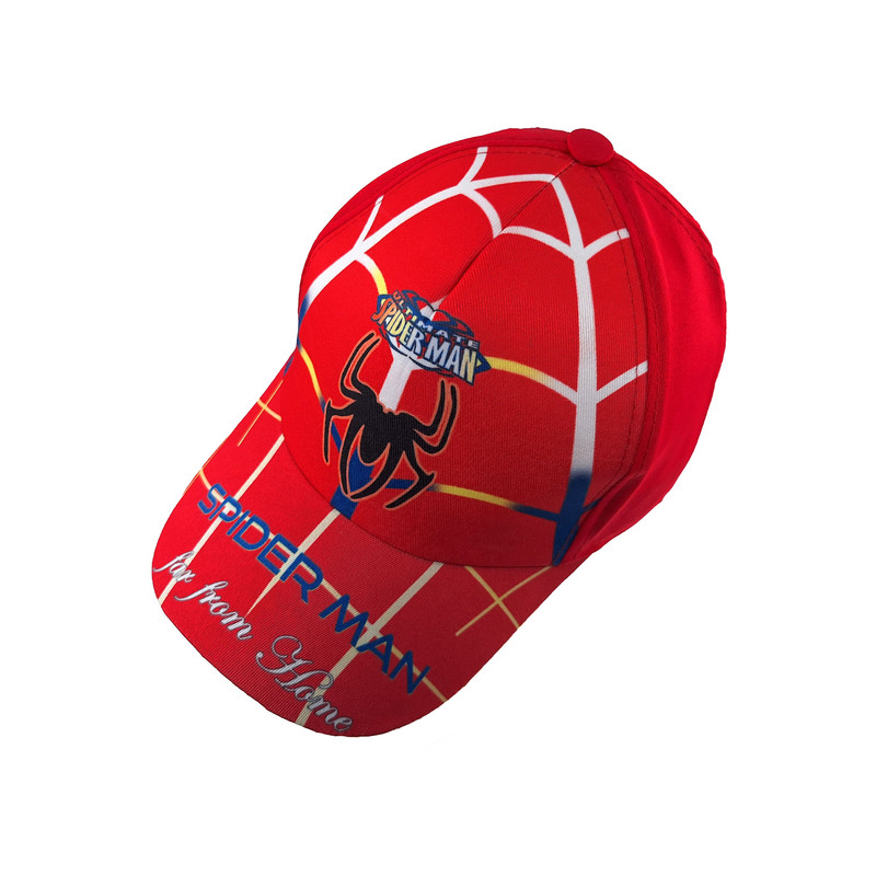 picture کلاه کپ پسرانه مدل مرد عنکبوتی کد 1131 رنگ قرمز