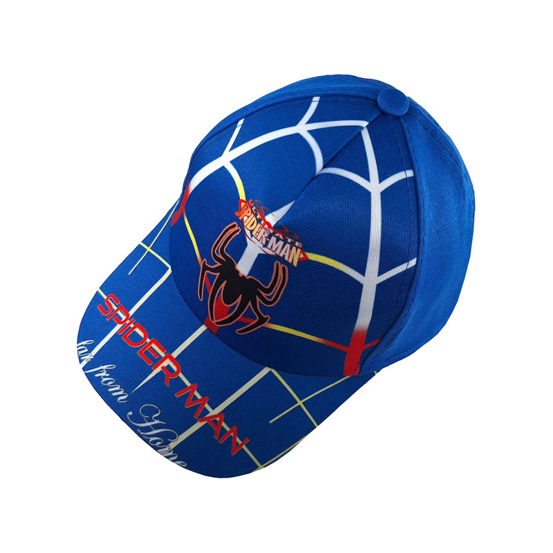 picture  کلاه کپ پسرانه مدل مرد عنکبوتی کد 1132 رنگ آبی