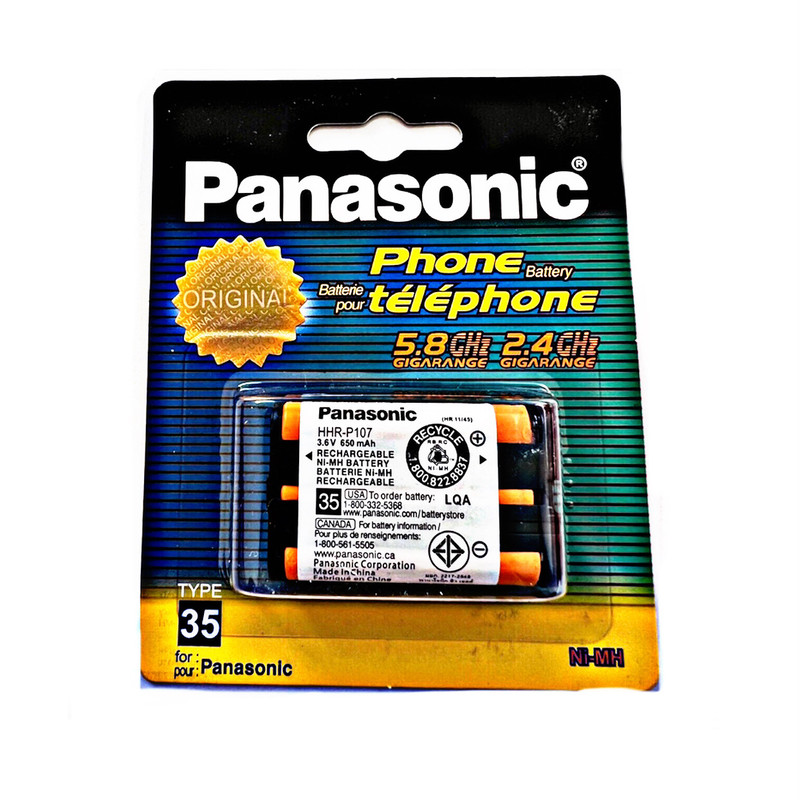 picture باتری تلفن بی سیم پاناسونیک مدل p107