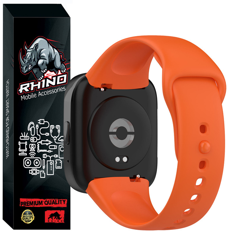 picture بند راینو مدل Silicon مناسب برای ساعت هوشمند شیائومی Watch 3 Active