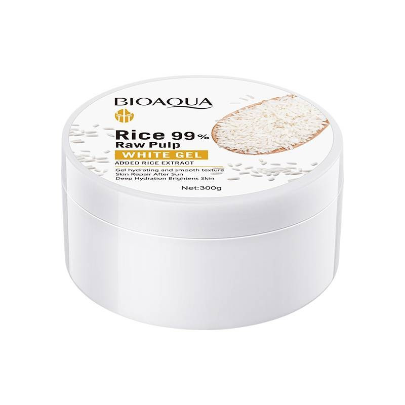 picture ژل  روشن کننده بایو آکوا مدل Rice Raw Pulp وزن 300 گرم