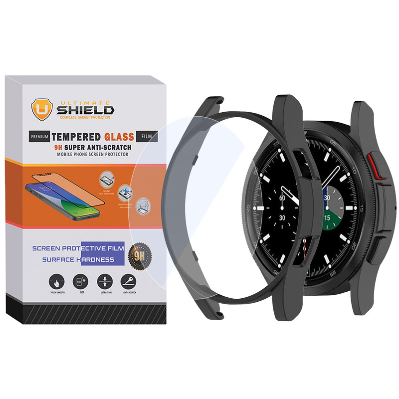 picture کاور آلتیمیت شیلد مدل PC-Bump-UL مناسب برای ساعت هوشمند سامسونگ Galaxy Watch 4 Classic 46mm به همراه محافظ صفحه نمایش