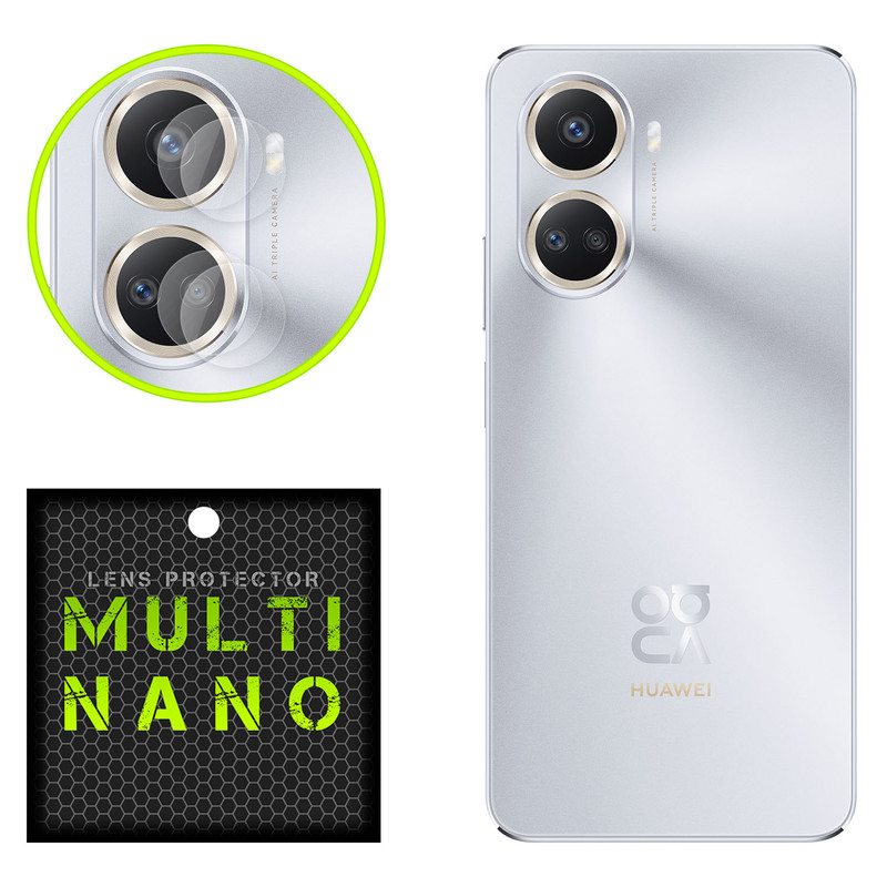 picture محافظ لنز دوربین مولتی نانو مدل X-L2N مناسب برای گوشی موبایل هوآوی Nova 10 SE بسته دو عددی