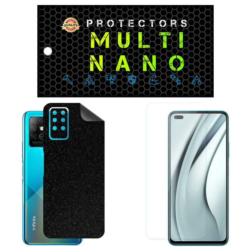 picture محافظ صفحه نمایش مولتی نانو مدل X-SFG مناسب برای گوشی موبایل اینفینیکس Note 8 به همراه برچسب پوششی