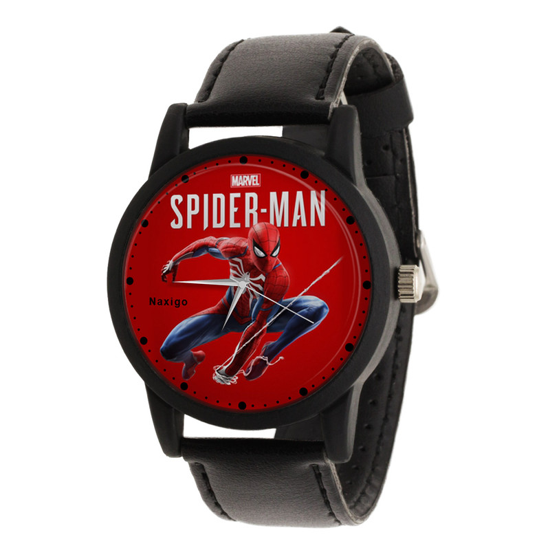 picture ساعت مچی عقربه ای ناکسیگو مدل مرد عنکبوتی کد LF14333