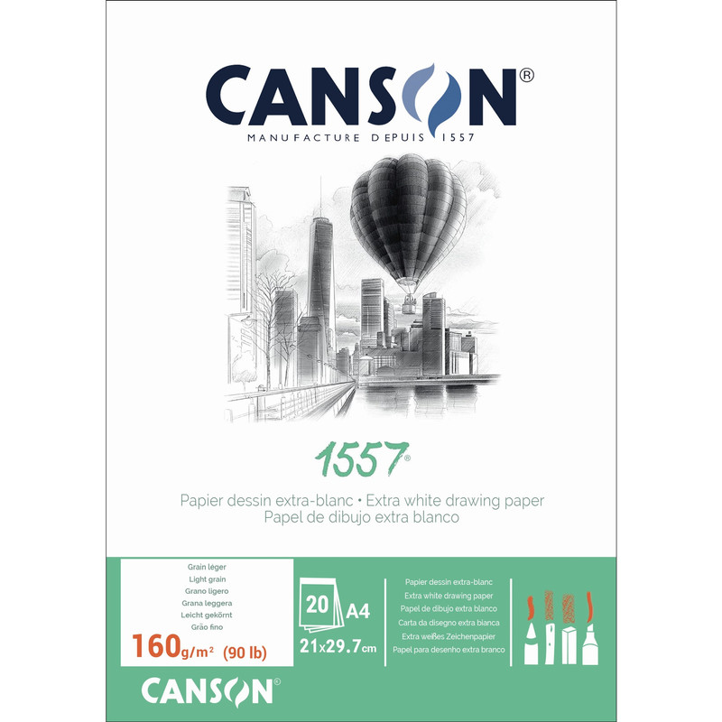 picture  مقوا طراحی کانسون مدل 1557 کد 160gsm سایز 29.7 × 21 سانتی متر بسته 20 عددی