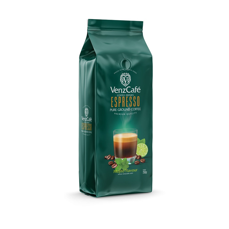 picture پودر قهوه اسپرسو با طعم موهیتو ونزکافه - 250 گرم