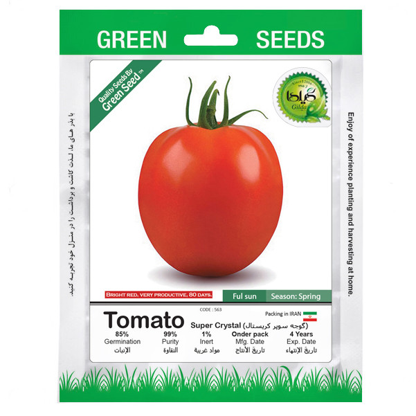 picture بذر گوجه سوپر کریستال گیلدا کد 563