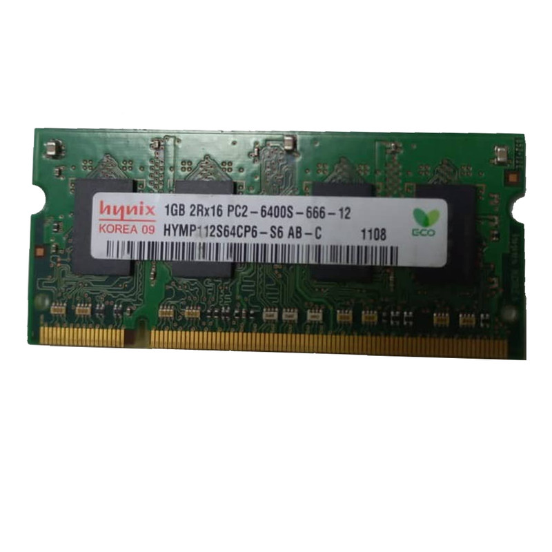 picture رم لپ تاپ DDR2 تک کاناله 800 مگاهرتز 6400 هاینیکس مدل PC2 ظرفیت 1 گیگابایت