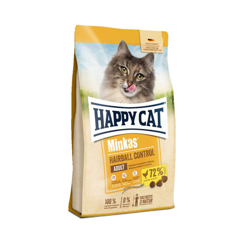 picture غذا خشک گربه بالغ هپی کت مدل هربال وزن 10 کیلوگرم