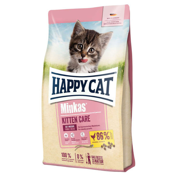 picture  غذای خشک گربه هپی کت مدل kitten وزن 10 کیلوگرم