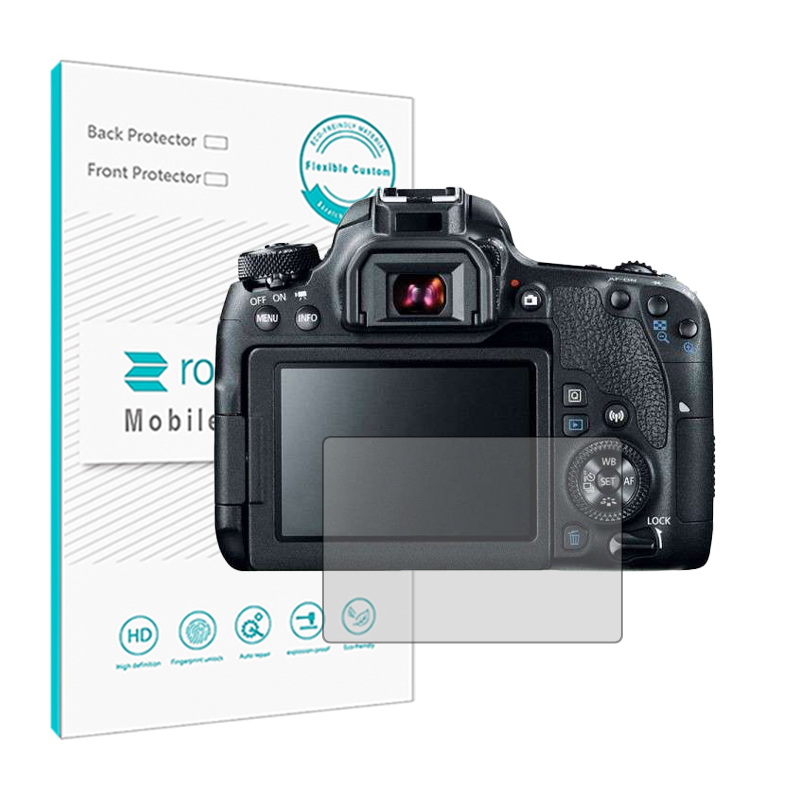 picture محافظ صفحه نمایش دوربین شفاف راک اسپیس مدل HyGEL مناسب برای دوربین عکاسی کانن 77D(18-200)
