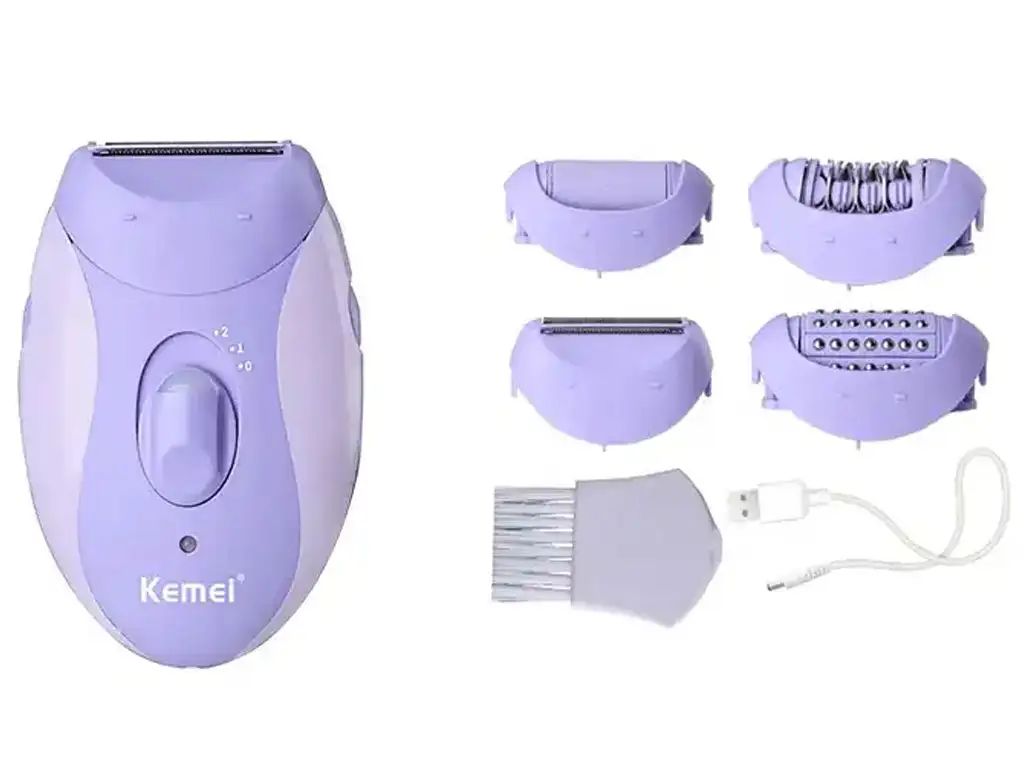 picture اپیلاتور چندکاره شارژی کیمی Kemei KM-6037 Rechargeable Women Epilator Electric