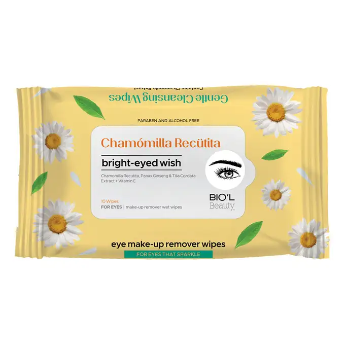 picture پاک کننده بیول با کد 1302040003 ( Biol Beauty Eye Make Up Remover Wipes With Chamomile )