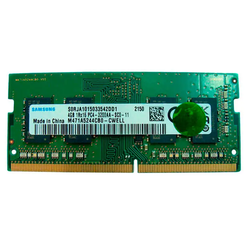 picture رم لپ تاپ Samsung M471A5244CB0-CWELL DDR4 4GB 3200MHz CL22 استوک