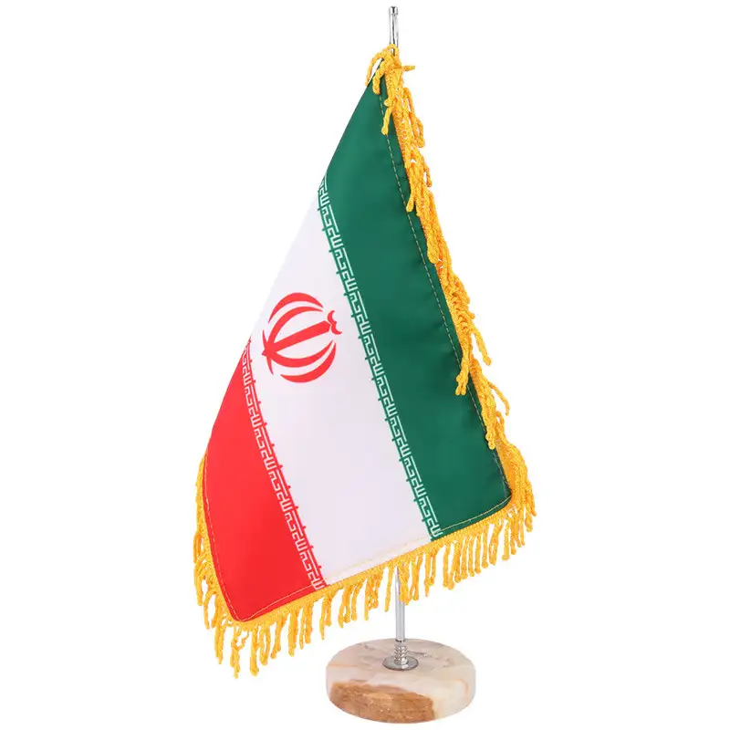 picture پرچم رومیزی سنگی طرح ایران